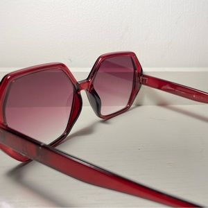 Oversized Hipster Geometric Tinted Sunglasses Sunwear Lenses